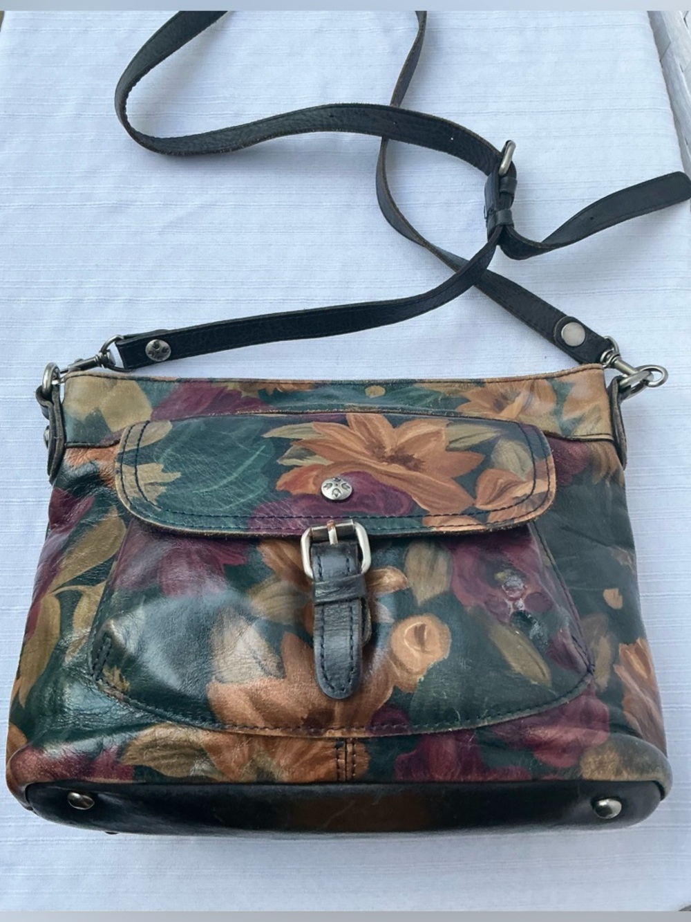 Patricia Nash Crossbody Bag Floral Print